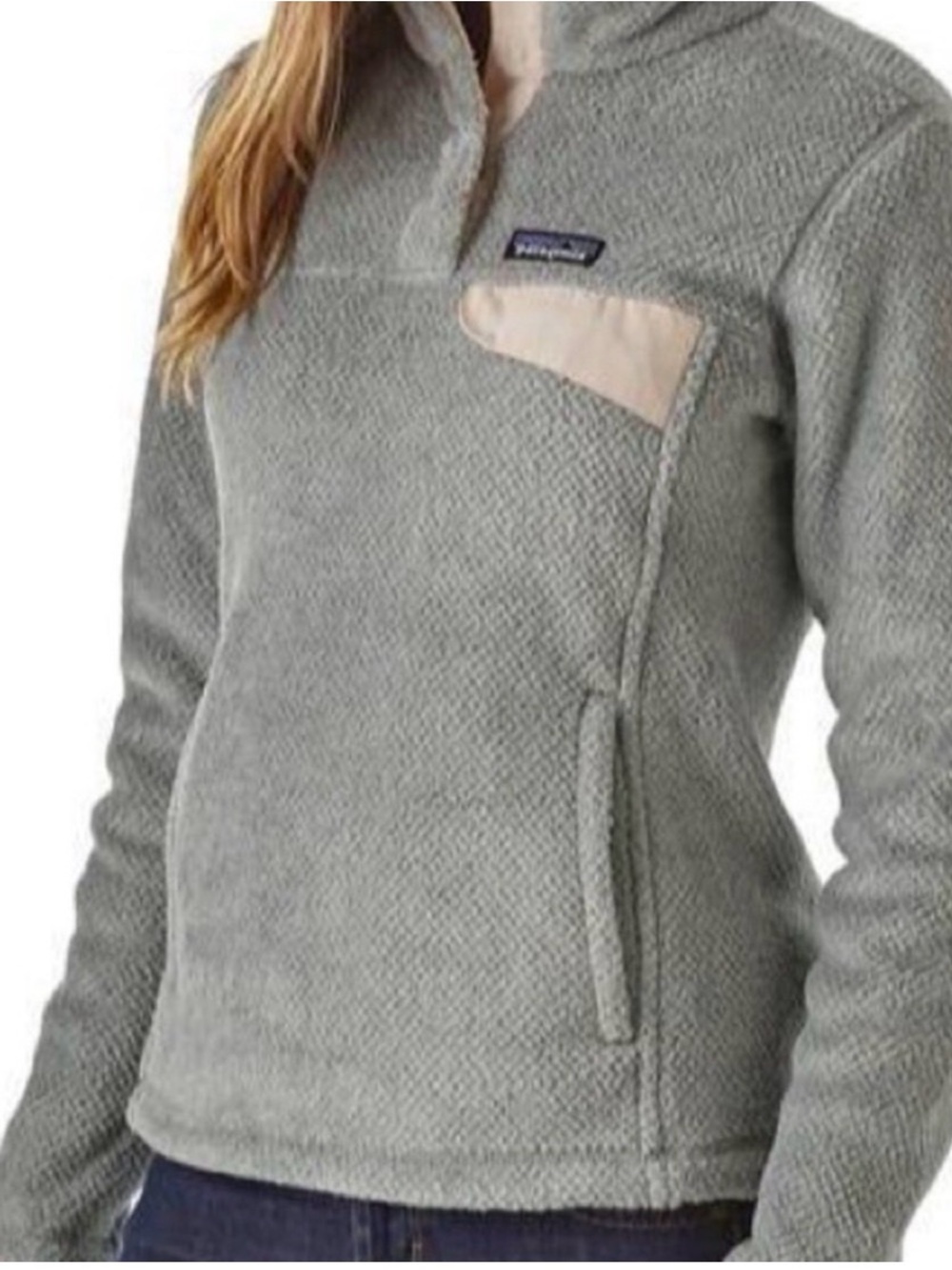 Patagonia Gray Women's Re-Tool Half-Snap Pullover Fleece